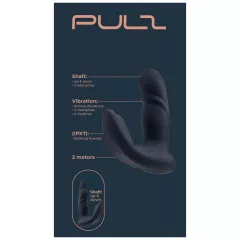   Dreamtoys Pulz - pulzujúci análny vibrátor s diaľkovým ovládaním (modrý)