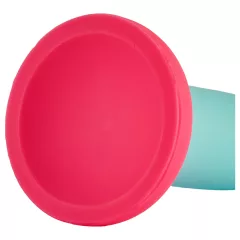   Dreamtoys Love Signal - dvojfarebné silikónové dildo malé (modré)