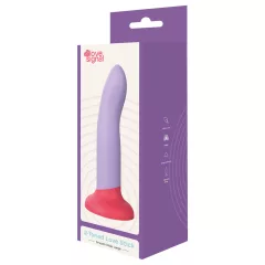   Dreamtoys Love Signal - dvojfarebné silikónové dildo veľké (fialové)