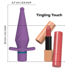 Dreamtoys Love Signal - vibrujúci análny kolík (fialový)