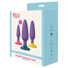 Dreamtoys Love Signal - sada análnych kolíkov (fialová)