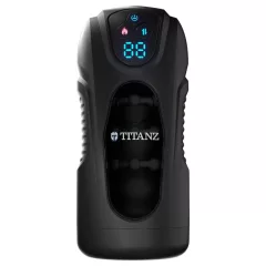   Titanz Ultimate Heat & Thrusting - automatický masturbátor (čierny)