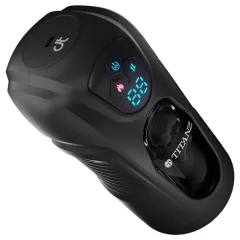   Titanz Ultimate Heat & Thrusting - automatický masturbátor (čierny)