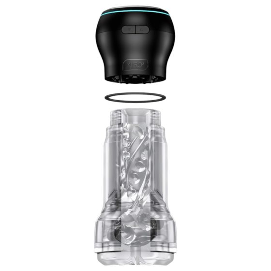 Kiiroo Feel Pocket & Power Blow - interaktív masturbátor (priehľadný)