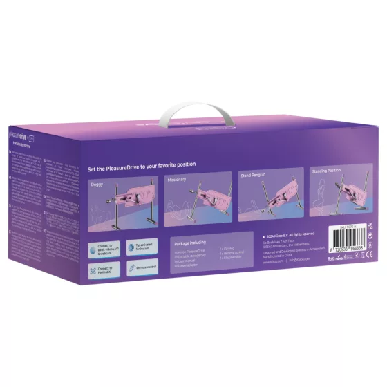 Kiiroo Pleasure Drive - smart sex machine - ružová
