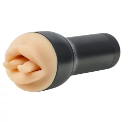   Kiiroo Feel Leigh Raven - umelé ústa s rozrezaným jazykom (prírodná farba)