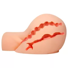   Kokos Oknyeo - realistický torzo masturbátor (telovej farby)