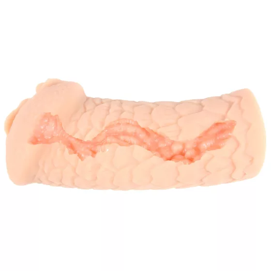 Kokos Elegance 03 - realistická vagína masturbátor - prírodná farba