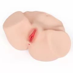   Kokos Maria - realistický torzo masturbátor vagína a anál - prírodná farba