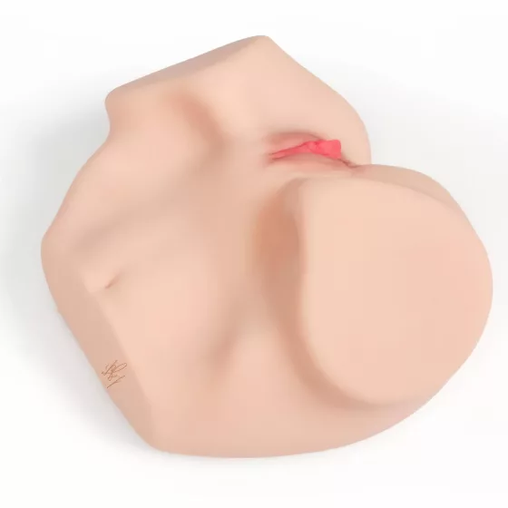Kokos Maria - realistický torzo masturbátor vagína a anál - prírodná farba