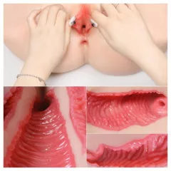   Kokos Vanilla 004 - realistický torzový masturbátor (telovej farby)