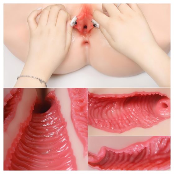 Kokos Vanilka 004 - realistický torzo masturbátor (prírodný)