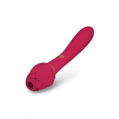   Secret Kisses Rosegasm - bezdrôtový vibrátor na klitoris 2v1 (červený)