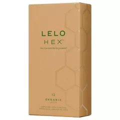 LELO Hex Organic - kondómy na zvýšenie potencie - 12 ks