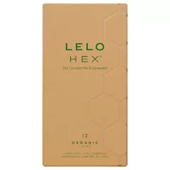 LELO Hex Organic - kondómy na zvýšenie potencie - 12 ks