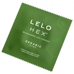 LELO Hex Organic - kondómy na zvýšenie potencie - 36 ks