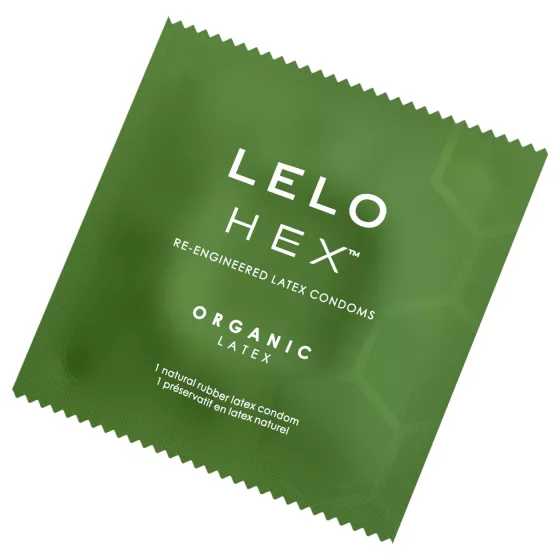 LELO Hex Organic - kondómy na zvýšenie potencie - 36 ks