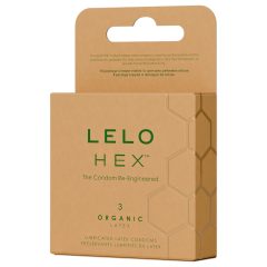 LELO Hex Organic - luxusný kondóm (3 ks)