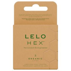 LELO Hex Organic - luxusný kondóm (3 ks)
