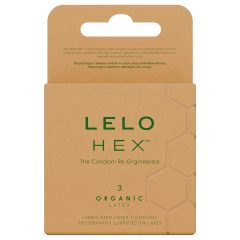 LELO Hex Organic - luxusný kondóm (3 ks)