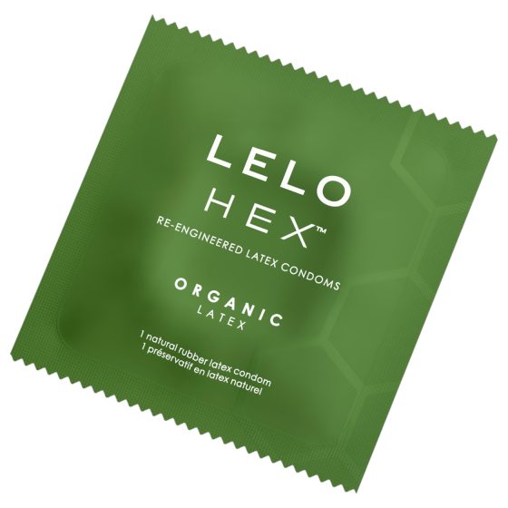 LELO Hex Organic - kondóm na zlepšenie potencie - 3 ks