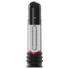   Peak Performa - automatická vákuová pumpa na penis - LED - transparentná