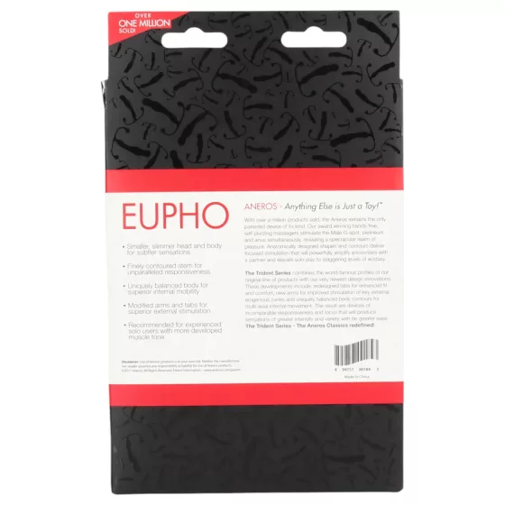 Aneros Eupho Trident - prostatický dildo - biela