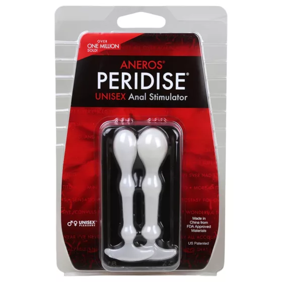 Aneros - análne dildo set - 2 kusy - biele