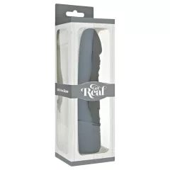 Get Real - realistický vibrátor - čierny silikón