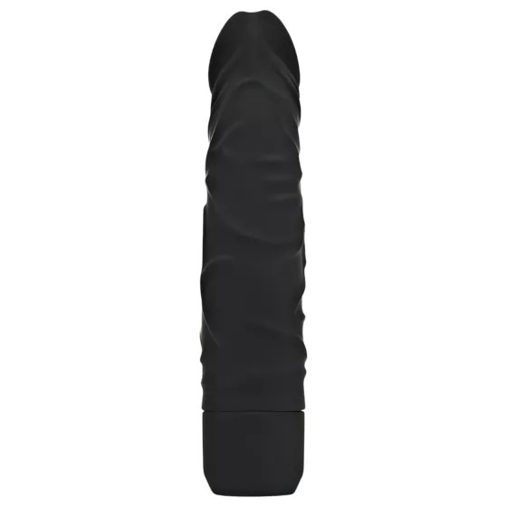 Get Real - realistický vibrátor - čierny silikón