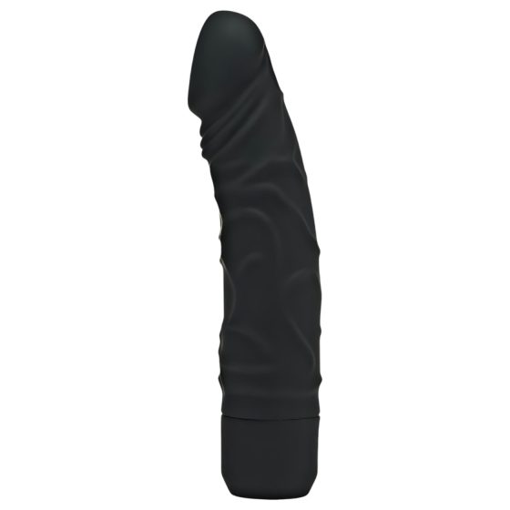 Klasický Get Real - realistický silikónový vibrátor (čierny)