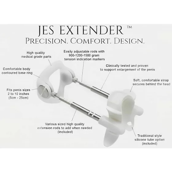 Jes-Extender - extender na zväčšenie penisu - do 17 cm