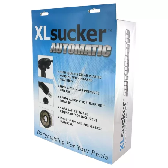 XLSUCKER - automatická vákuová pumpa na potenciu a penis (priehľadná)
