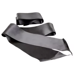   S&M - bondage šatka set - jemný materiál - čierna - 2 diely