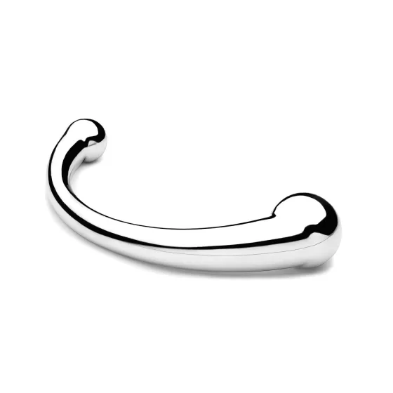 NJOY Pure Wand - análny háčik dildo (strieborné)