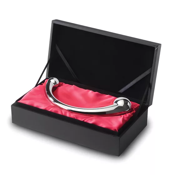 NJOY Pjur Wand - análny hák dildó - kovový - strieborný