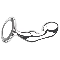   Njoy Pfun Plug - análny kolík na prostatu - kovový - strieborný