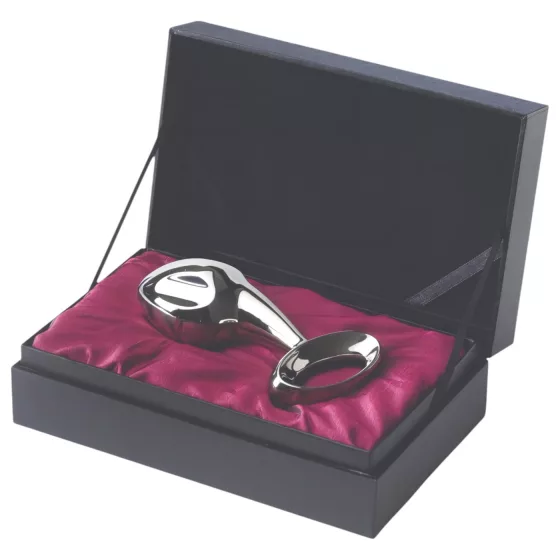 Njoy - análny kolík - kovový - strieborný