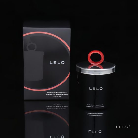 LELO masážna sviečka - granátové jablko a čierne korenie (150g)