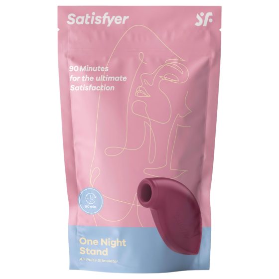 Satisfyer One Night Stand - vzduchový stimulátor klitorisu (červený)