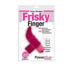 Frisky Finger - vodotesný prstový vibrátor (ružový)