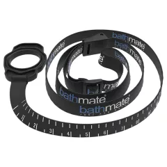   Bathmate Shower Strap - držiak pumpy s meracím popruhom (čierny)