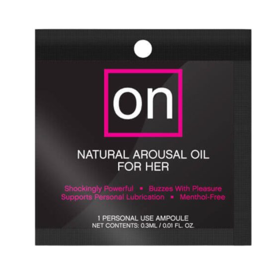 Sensuva ON Arousal Oil - intímny olej pre ženy (0,5ml)