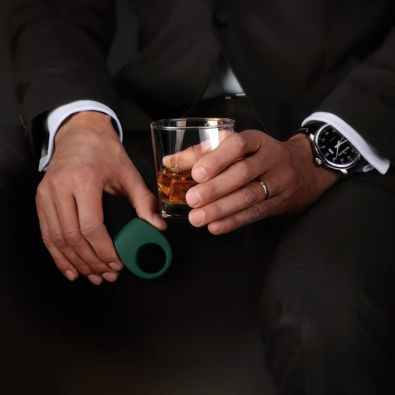 LELO - vibračný erekčný krúžok - dobíjací - zelený