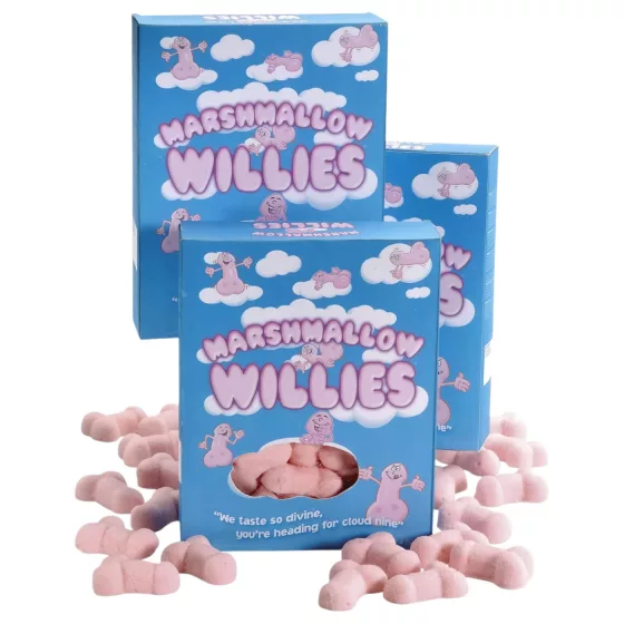 Spencer & Fleetwood - Marshmallow - penový cukor v tvare penisu (ružový, 140 g)