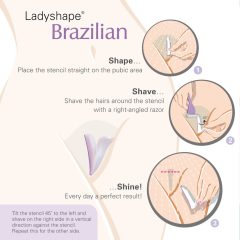   LadyShape - pre dokonalý strih na intímnych miestach (brazil)