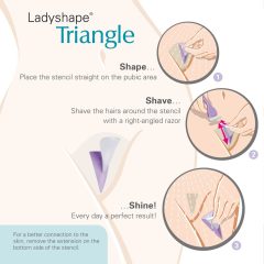   / LadyShape - pre dokonalý strih na intímnych miestach (trojuholník)