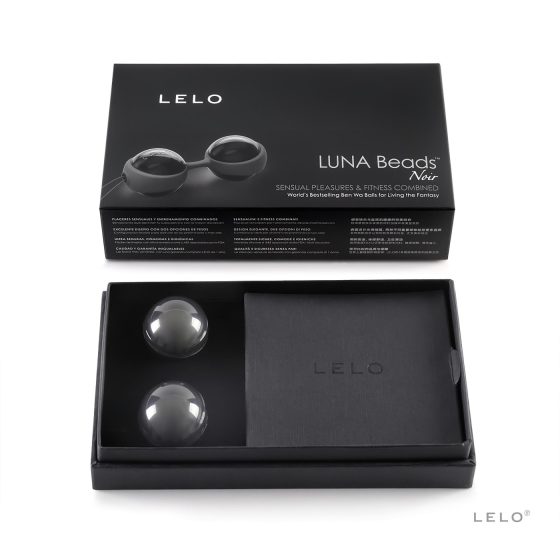 LELO Luna Noir - nastaviteľné venušine guličky
