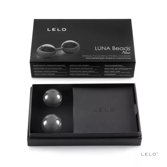LELO - Vaginálne guličky - nastaviteľné - čierne