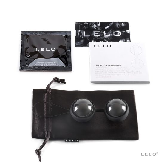 LELO Luna Noir - nastaviteľné venušine guličky
